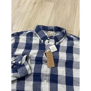 Polo Ralph Lauren Classic Untucked Fit Plaid Button-Down Long Sleeve Shirt L NWT